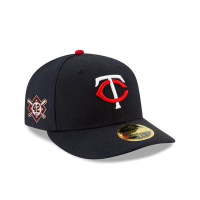 Sapca New Era Minnesota Twins MLB Jackie Robinson Day Low Profile 59FIFTY Fitted - Albastri